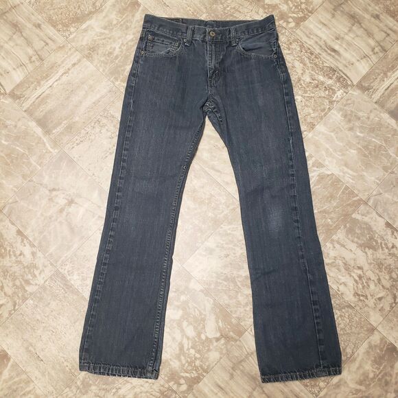 Levis 527 Jeans Men's 32x34 ( FITS 30x30 ) Blue Denim Low Bootcut Cowboy Western - Picture 1 of 7